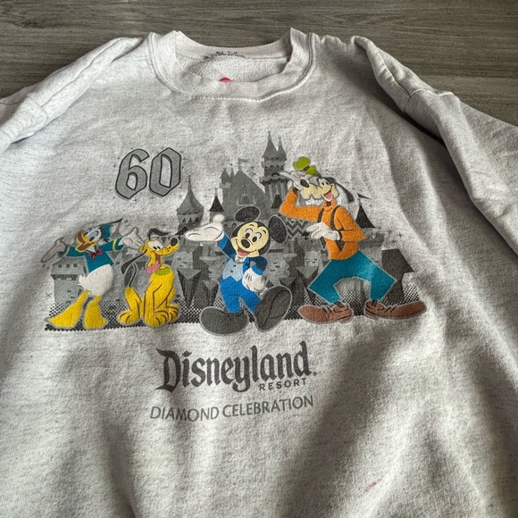 Hanes Gray youth xl Crewneck Sweater - Picture 2 of 3